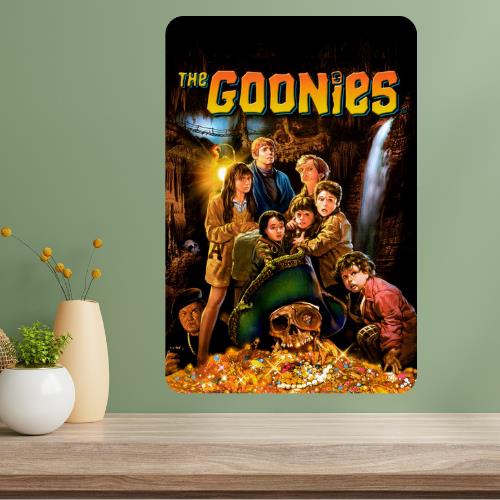 Home Cinema Decor - ป้ายโลหะภาพยนตร์คลาสสิกกูนนี่ส์