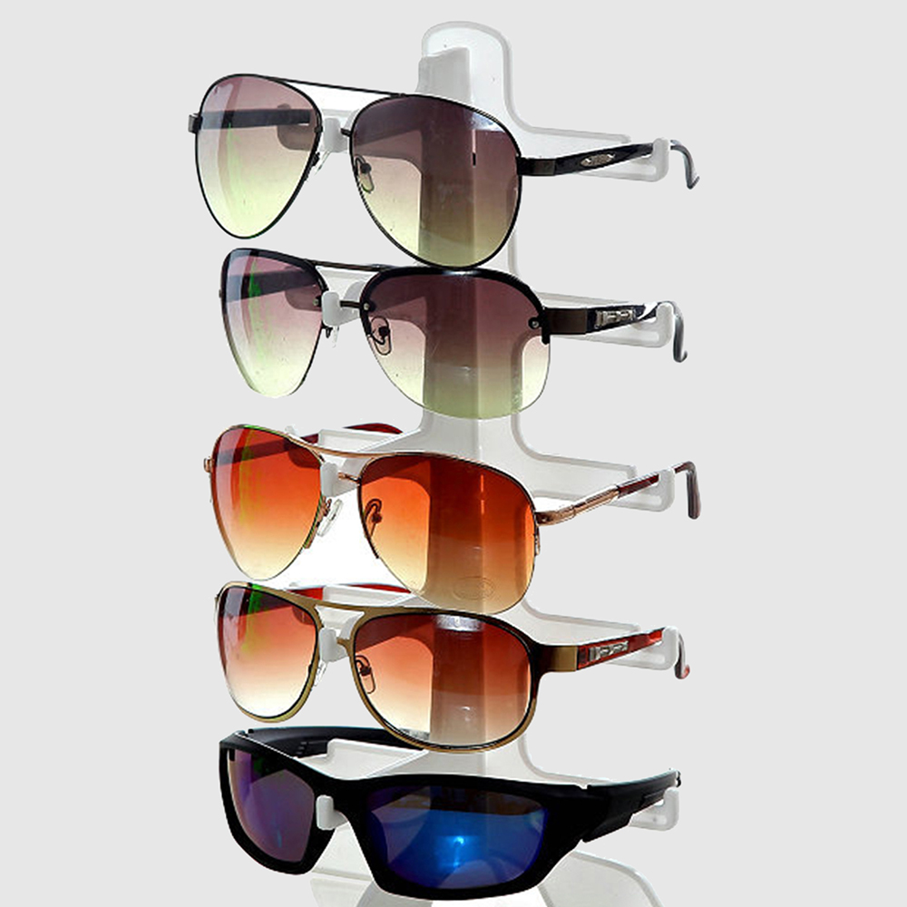 Home Cinema Glasses - 1pcs แว่นตาแว่นตากันแดดจัดเก็บขาตั้งผู้ถือกรณีแสดง Rack สําหรับ 5 แว่นตาแว่นตากันแดด
