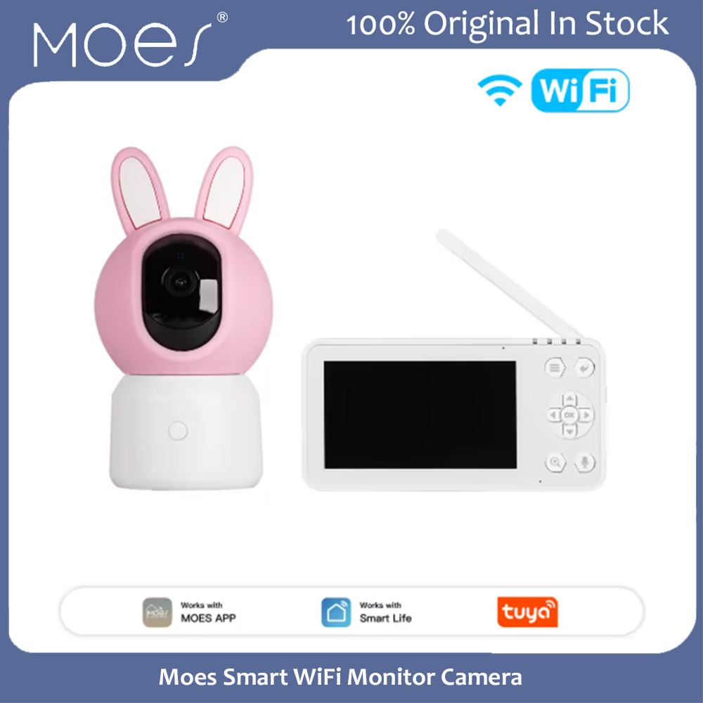 Home Cinema Screen - กล้องวงจรปิดอัจฉริยะ Moes Tuya Smart WiFi สำหรับเด็ก