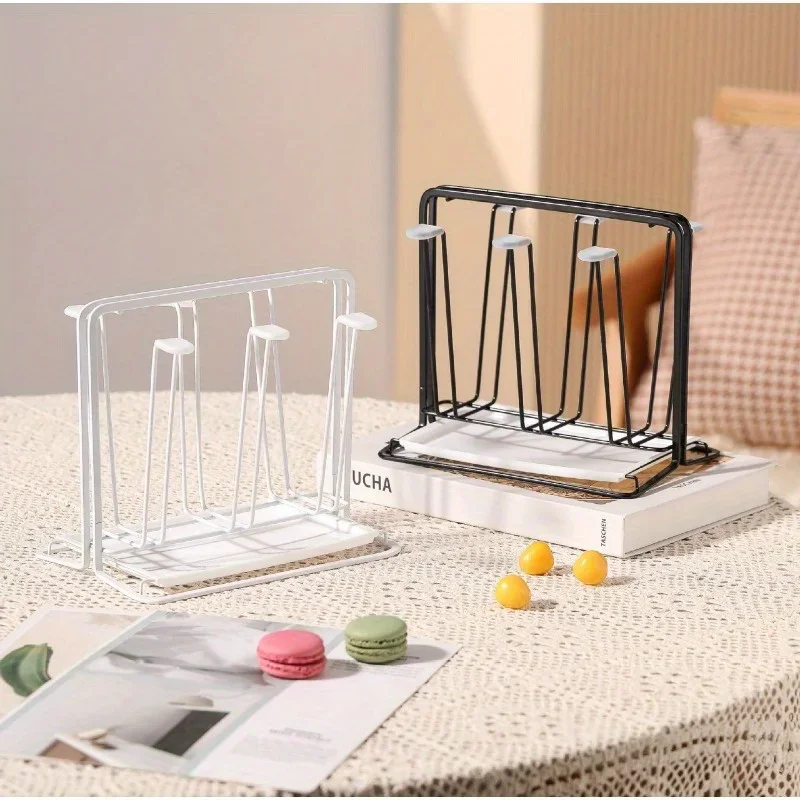 Home Cinema Glasses - ที่วางแก้วแบบถ้วยน้ำที่ใช้ในครัวเรือนที่ระบายน้ำได้สำหรับห้องนั่งเล่นที่ชั้นวางของในครัวและจัดเก็บราวตาก