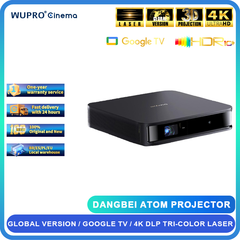 Video Home Cinema - Dangbei เครื่องฉายเลเซอร์ Atom รุ่นแรกที่มี Google TV