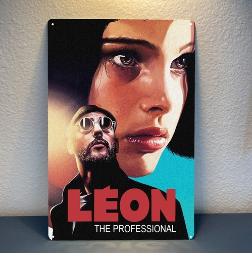 Home Cinema Decor - Y1, โปสเตอร์โลหะจากภาพยนตร์ Leon The Professional Jean