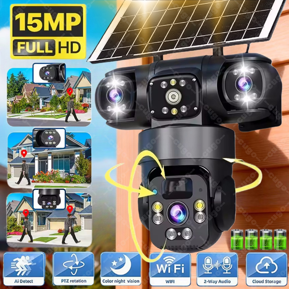 Home Cinema Screen - กล้องวงจรปิด V380 3 จอ 3 เลนส์