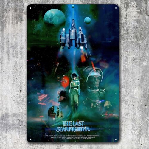 Home Cinema Decor - โปสเตอร์โลหะภาพยนตร์ The Last Starfighter - ป้ายโลหะสะสมสไตล์เรโทร