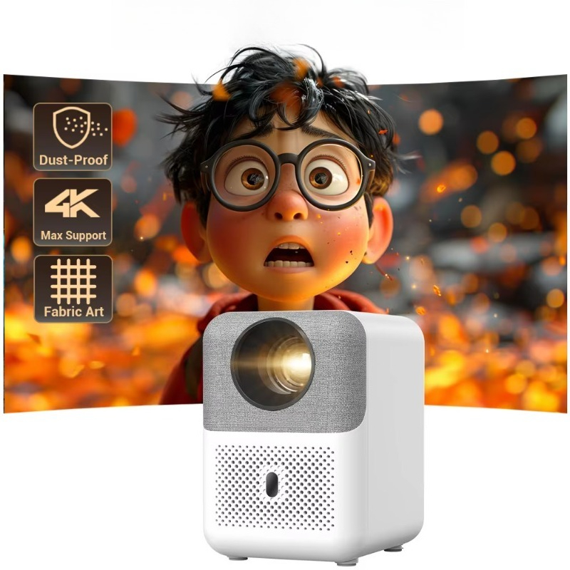 Video Home Cinema - โปรเจคเตอร์โฮมเธียเตอร์ขนาดเล็ก BYINTEK LOVE U4 สมาร์ท 4K