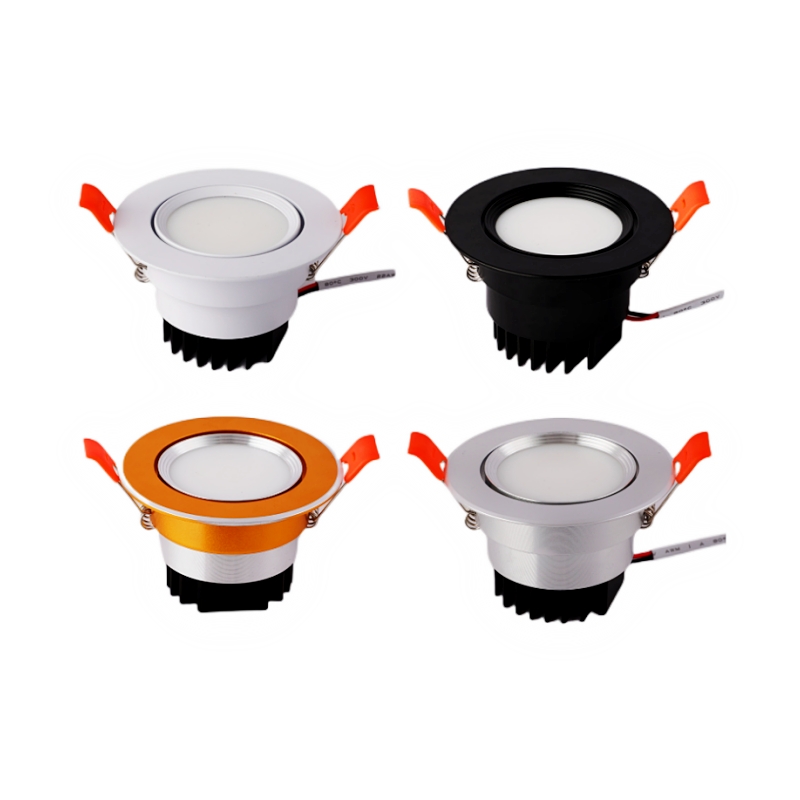 Home Cinema Led - ไฟสปอตไลท์แบบฝังหรี่แสงได้ไฟดาวน์ไลท์ LED ดาวน์ไลท์5W 7W 9W 12W