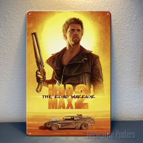 Home Cinema Decor - ป้ายโลหะภาพยนตร์มาดแม็กซ์ เดอะ โรด โมวี ขนาด 20x30