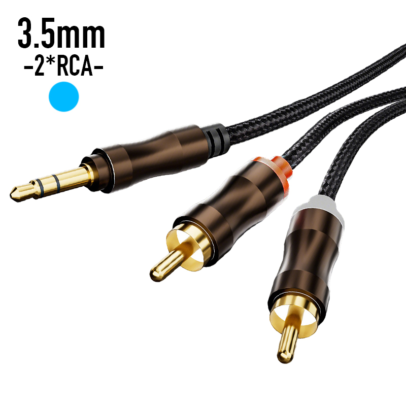 Home Cinema Solution - สายเคเบิลเสียง RCA เป็น 3.5 มม. แจ็ค