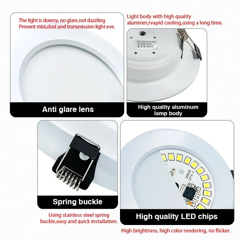 LEDดาวน์ไลท์ 3W 5W 7W 9W 12W 1 - Home Cinema Led บทวิจารณ์และราคา