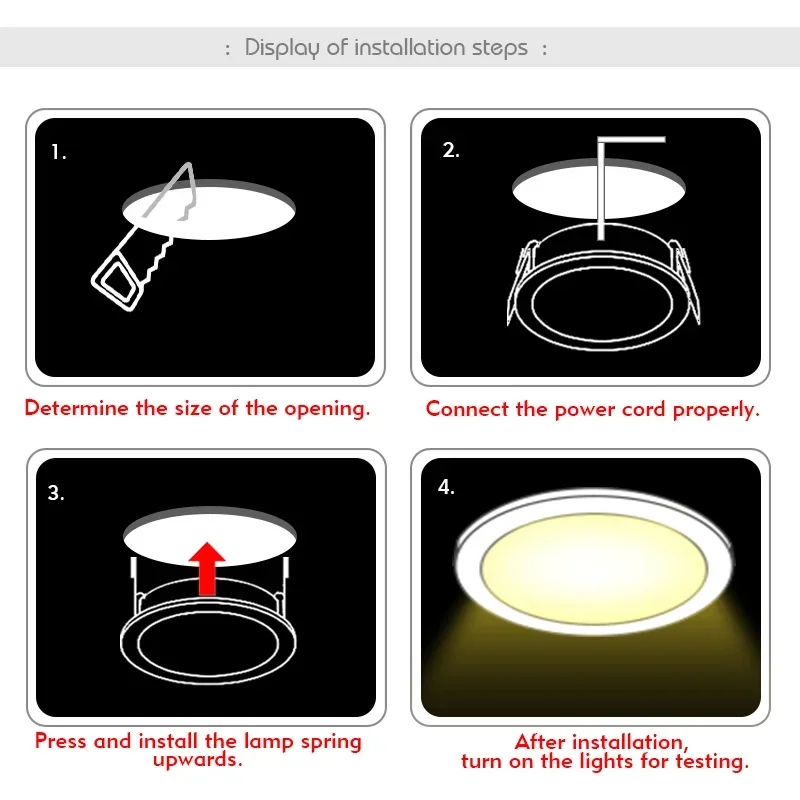 LEDดาวน์ไลท์ 3W 5W 7W 9W 12W 1 - Home Cinema Led บทวิจารณ์และราคา