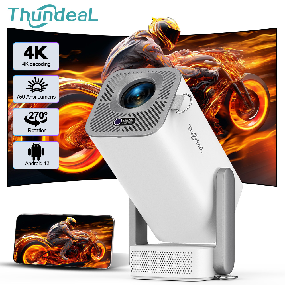 โปรเจคเตอร์ ThundeaL 4K Androi - Video Home Cinema บทวิจารณ์และราคา