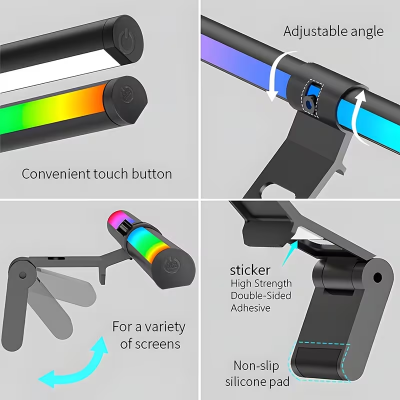 แถบไฟมอนิเตอร์ RGB ไฟบาร์สร้าง - Home Cinema Led บทวิจารณ์และราคา