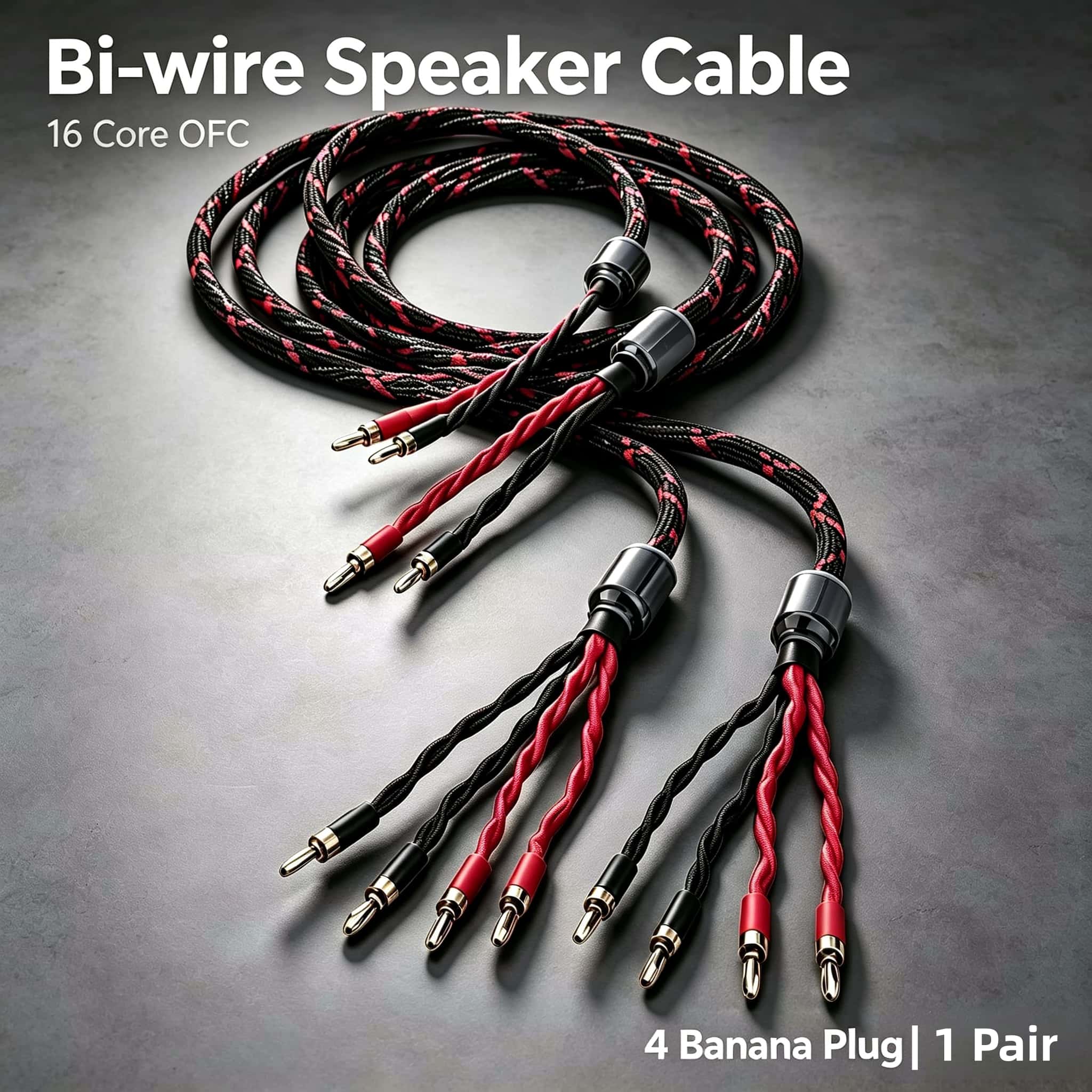สายลำโพงแบบ Bi-Wire 16 คอร์ OF - Home Cinema Solution บทวิจารณ์และราคา