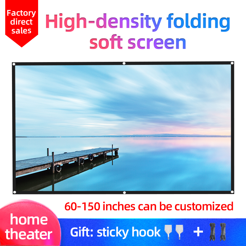 LEJIADA จอโปรเจคเตอร์แบบพับได้ - Home Cinema Screen บทวิจารณ์และราคา