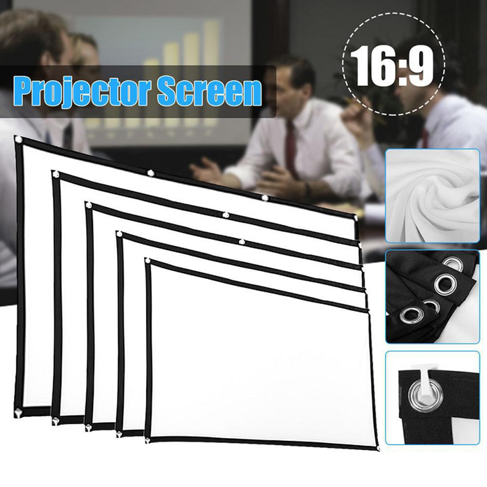 ชุดม่านโปรเจคเตอร์แบบพกพา 16:9 - Home Cinema Screen บทวิจารณ์และราคา