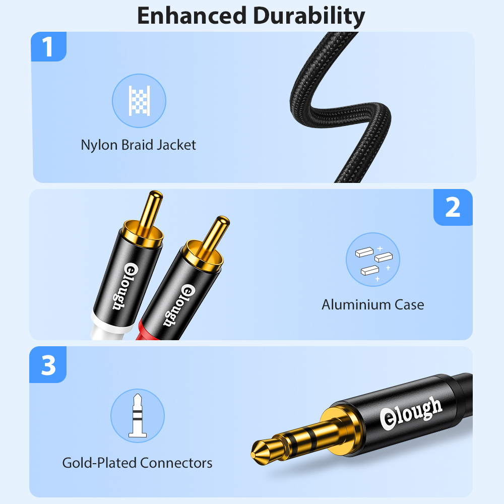 Elough สาย RCA AUX ลำโพง RCA แ - Home Cinema Solution บทวิจารณ์และราคา