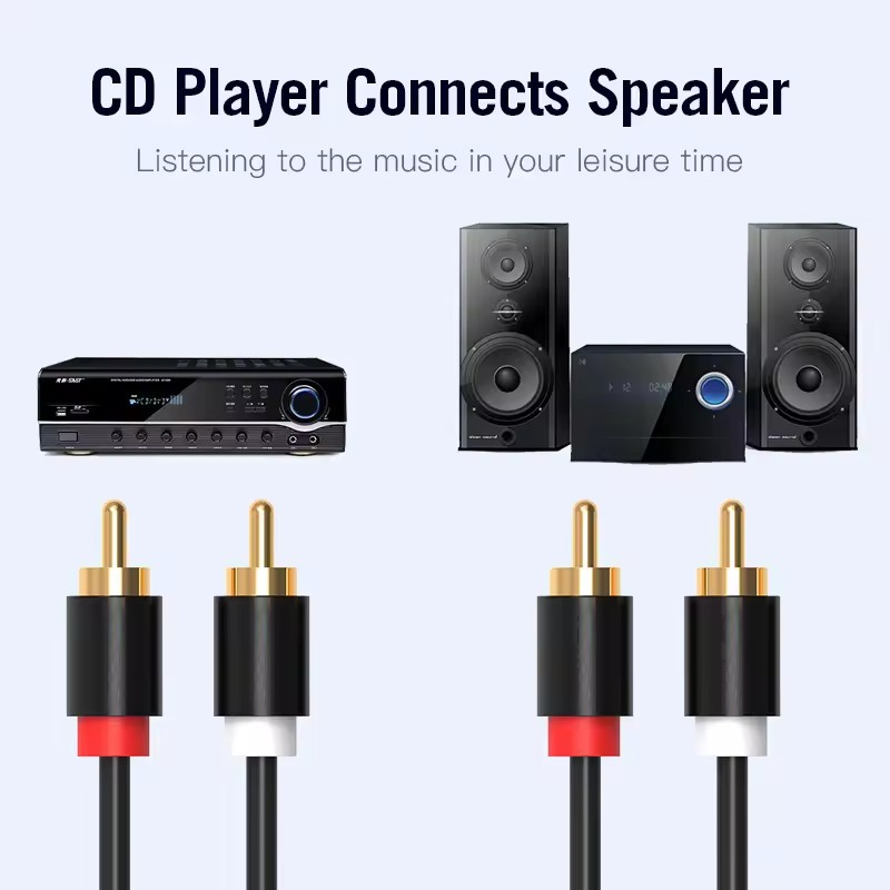 ไฮไฟสเตอริโอ RCA สาย 2RCA ถึง  - Home Cinema Solution บทวิจารณ์และราคา