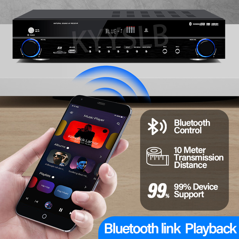 เครื่องขยายเสียงบลูทูธ 900W กำ - Home Cinema System บทวิจารณ์และราคา