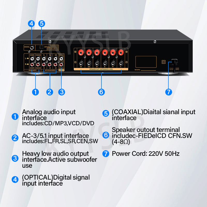 เครื่องขยายเสียงบลูทูธ 900W กำ - Home Cinema System บทวิจารณ์และราคา