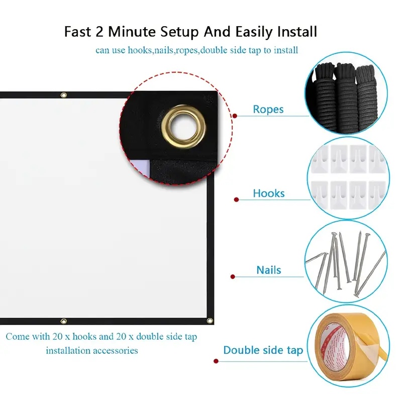 จอโปรเจคเตอร์ 16:9 สำหรับใช้ภา - Home Cinema Screen บทวิจารณ์และราคา