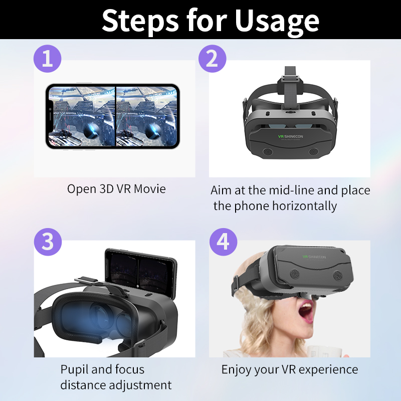 G10 G13 IMAX แว่นตา VR จอภาพขน - Home Cinema Glasses บทวิจารณ์และราคา