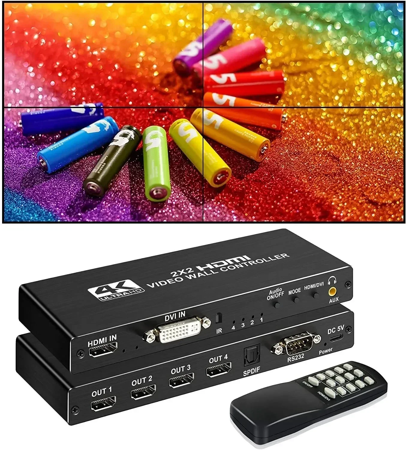 4K HDMI Video Wall Controller  - Home Cinema Screen บทวิจารณ์และราคา