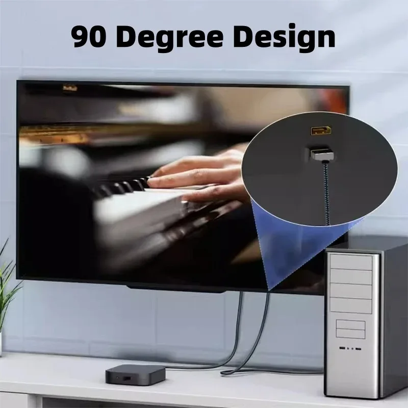สาย DisplayPort1.2 4K 90 องศา  - Home Cinema Projector 4K บทวิจารณ์และราคา